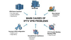 Hauptursachen für IPTV VPN Probleme