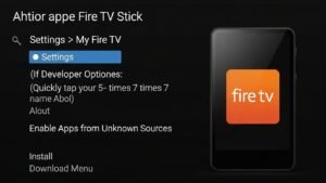 Vorbereitung auf dem Fire TV Stick